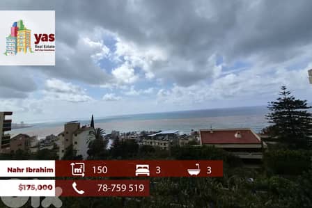 Nahr Ibrahim 150m2 | Sea View | New Flat | Private Street | MCH