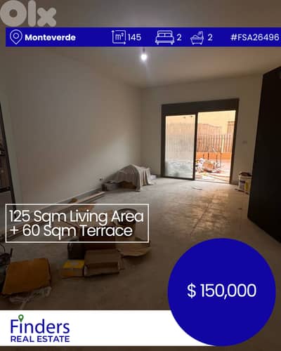 Apartment for sale in Monteverde!  شقة للبيع في مونتيفيردي