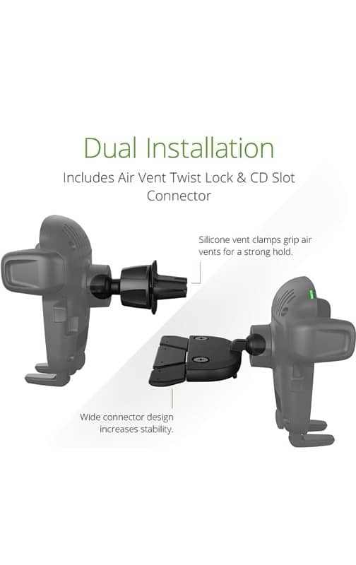 iottie wireless charging Car Mont 2
