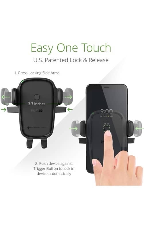 iottie wireless charging Car Mont 3