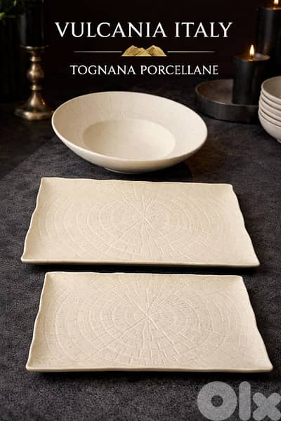 tognana italy/ dinner set