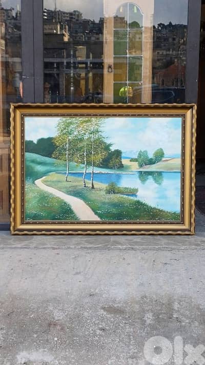 لوحة رسم زيتي اوروبية