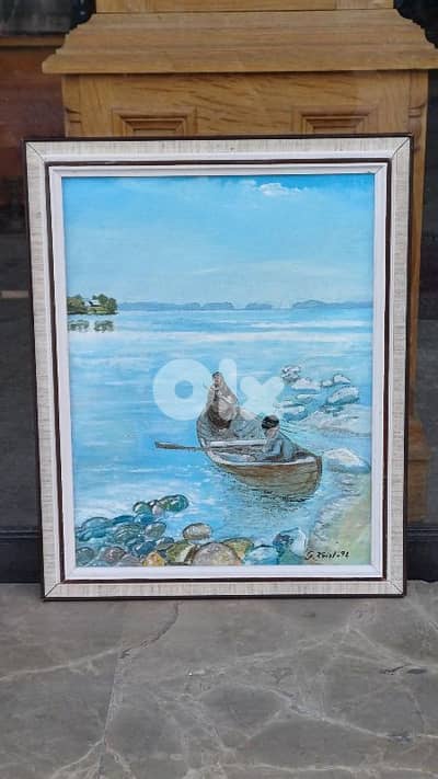 لوحة رسم زيتي اوروبية