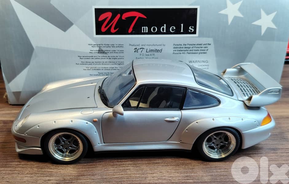 Diecast 1:18 Porsche 993 GT By Ut Models 1