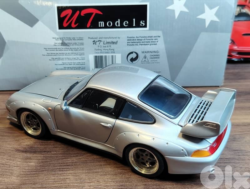 Diecast 1:18 Porsche 993 GT By Ut Models 8