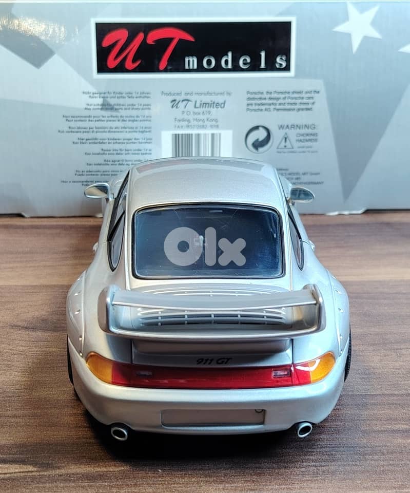 Diecast 1:18 Porsche 993 GT By Ut Models 10