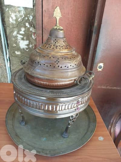 منقل نحاس قديم كامب مع السدر