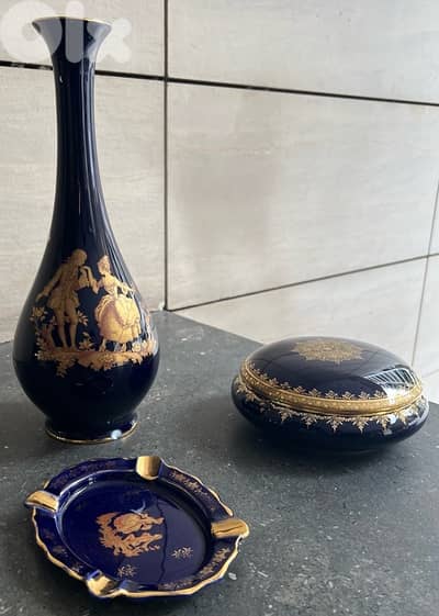 طقم مجموعة ٤ قطع روميو جوليت صنع فرنسا أنتيك ٥٠ دولار بيروت أشرفية