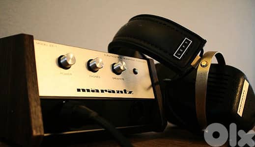 Rare vintage marantz amplifier and headphones set since 1970