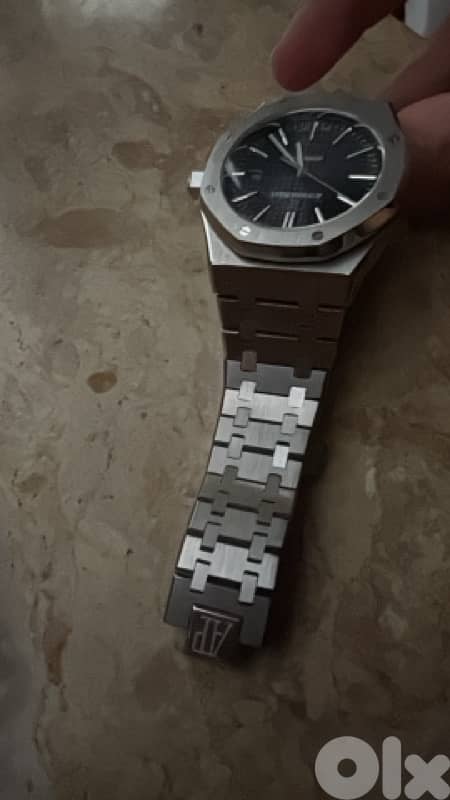 audemars piguet 41mm swiss machine black dial 4