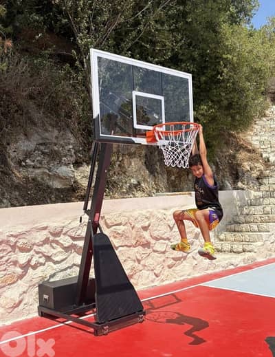 only 580$ hoop basketball stand ( Backboard 150cmx90cm)