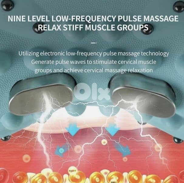 Electric 4D Neck Massager, 8 Levels of Massage wireless/5$ delivery 10