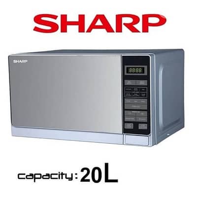 microwave SHARP 20L silver R-20MTS