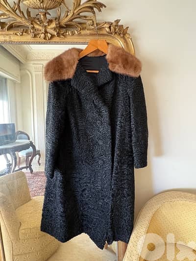 Fourrure vintage d’Astrakan