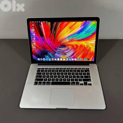 Laptop MacBook Pro  Retina 15 inch • Intel Core i7 • Ram 16 GB • SSD