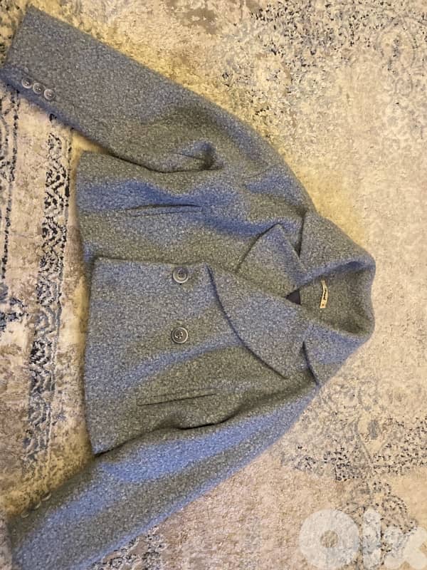 baby blue cropped jacket 1