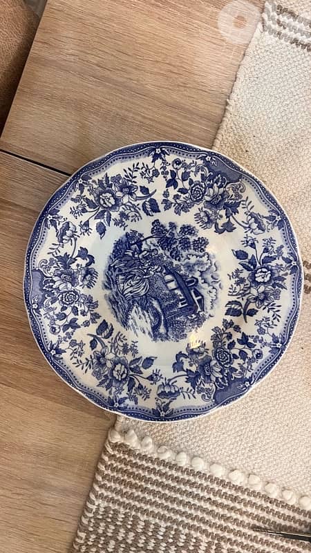 blue and white itlay dish 1