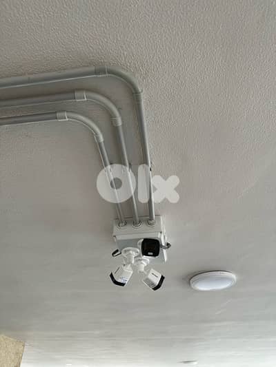 installation CCTV Camera تركيب كاميرات مراقبة