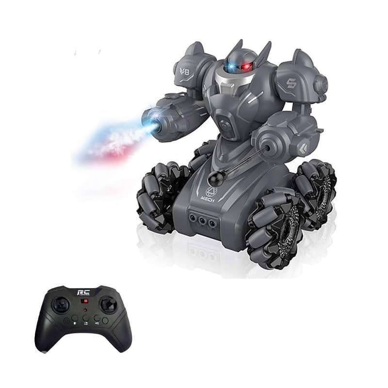 Remote Control Gesture Sensing Shooting Stunt Robot - روبوت 1