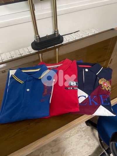 1 hacket & 2 tommy hilfiger polo long sleeve for kids