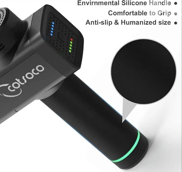 COTSOCO Massage Gun, 4 Heads & 5 Speeds Silent Massager. /5$delivery 3