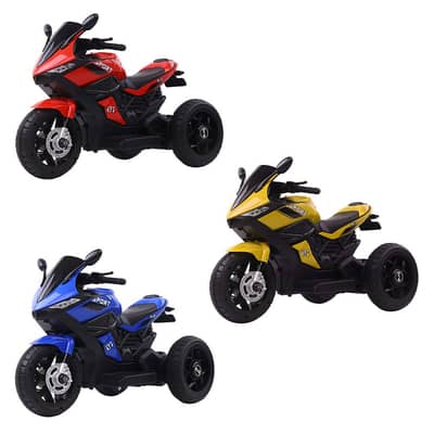 Kids 6V Battery-Powered Ride-On Motorbike - دراجة نارية ركوب للأطفال
