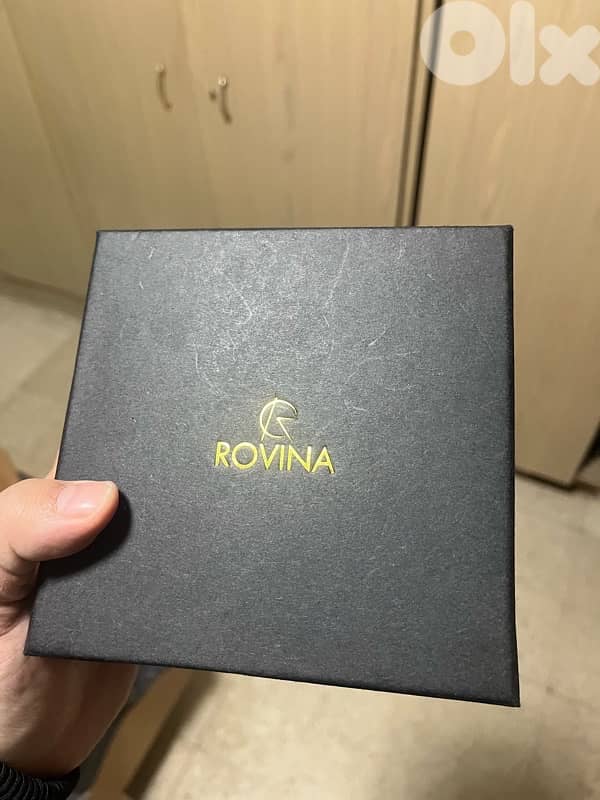 ROVINA full chronograph rubber authentic swiss watch 7