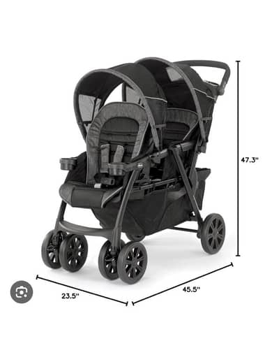 chicco cortina double stroller