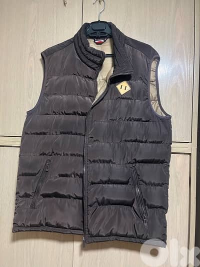 moustache jacket no sleeves