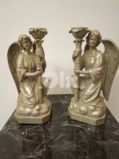 شمعدان ملاك انتيك