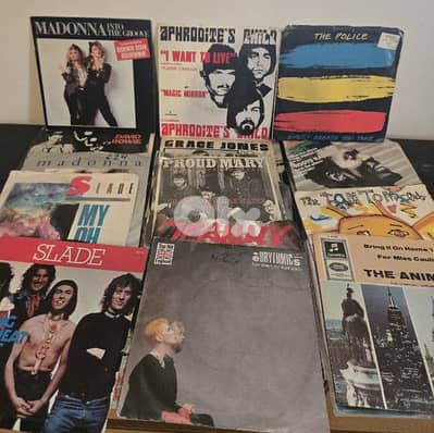 7inches ,45s vinyl اسطوانات