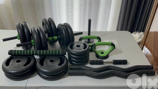Adjustable Dumbbells Up To 40KG | Dumbbell + Barbell + Kettlebell