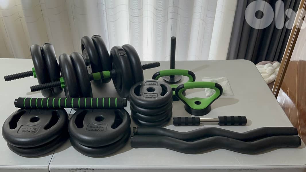 Adjustable Dumbbells Up To 40KG | Dumbbell + Barbell + Kettlebell 3