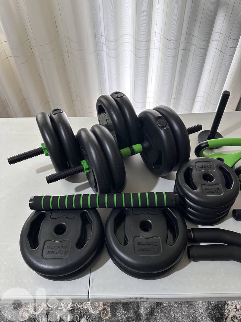 Adjustable Dumbbells Up To 40KG | Dumbbell + Barbell + Kettlebell 4