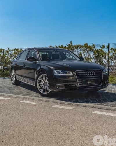 Audi A8L 2015 Quattro , Company Source & Services . Only 50.000Km
