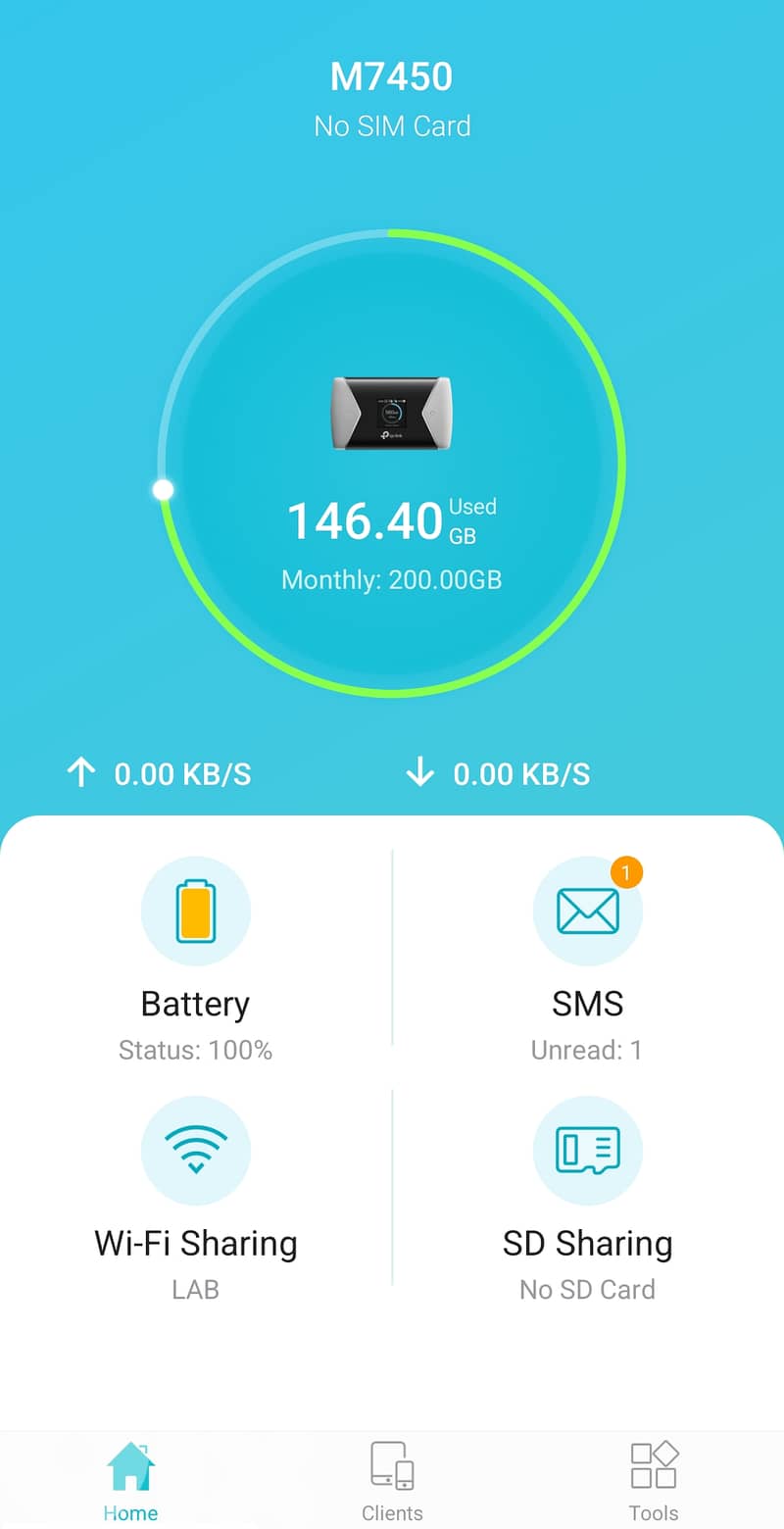 TP-Link M7450 Portable Sim Card Router 1