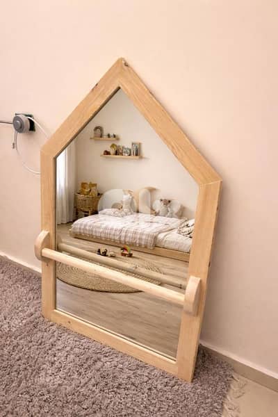montessori house shaped mirror
