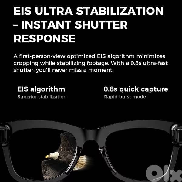 CYAN AI smart glasses - 8MP live recording - long lasting battery 5