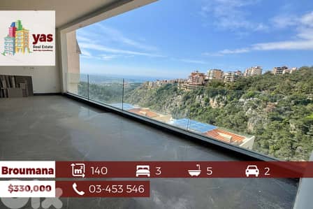 Qennebit Broumana 140m2 | Super Luxury | Swimming Pool | Open View |OH