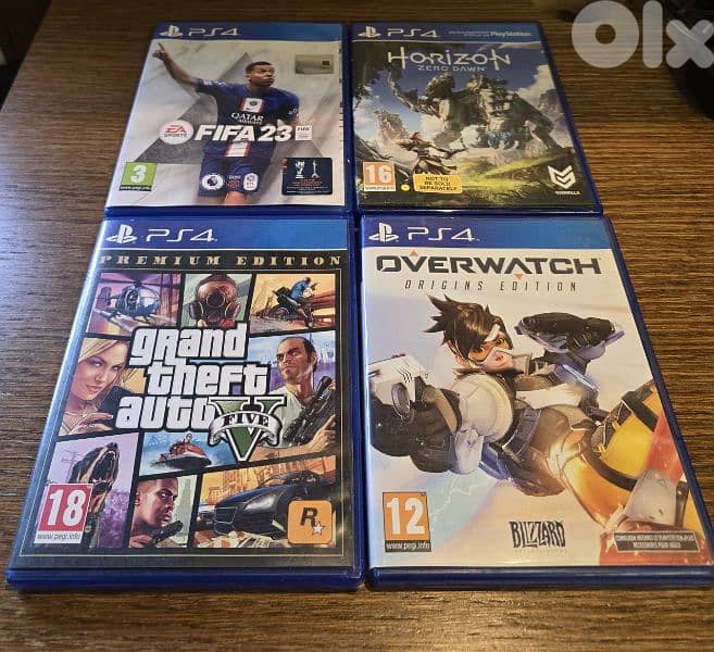 Ps4 Fat 500gb + 4 games + 2 controllers 4