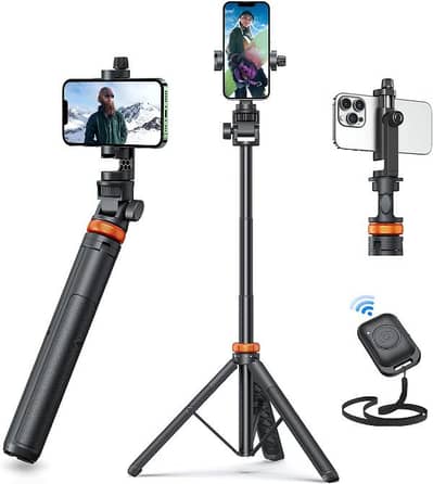 EUCOS 62" Extendable Phone Tripod