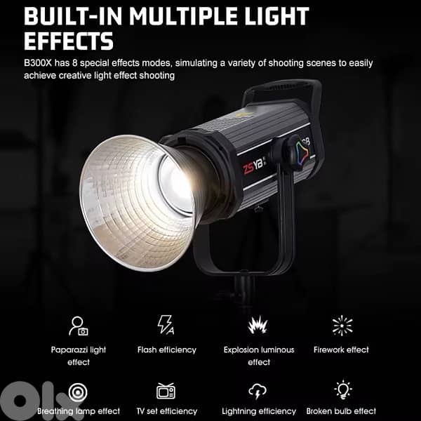 2 x ZSYB 500 RGB Colors Photography Lighting 4