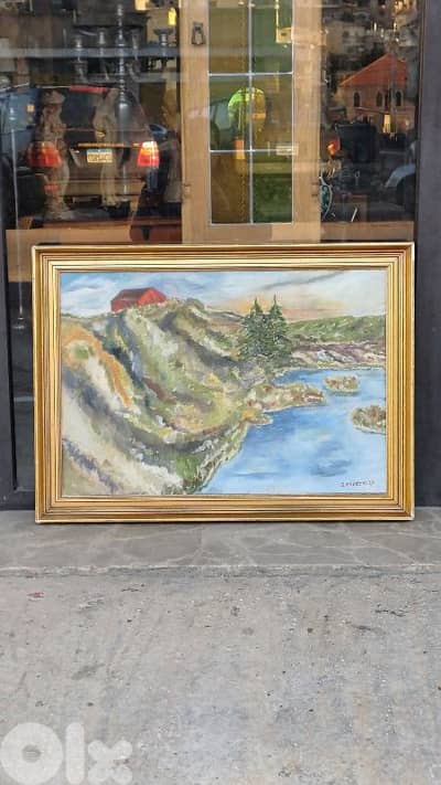 لوحة رسم زيتي اوروبية