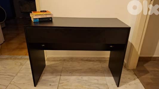 Black Desk with Drawer