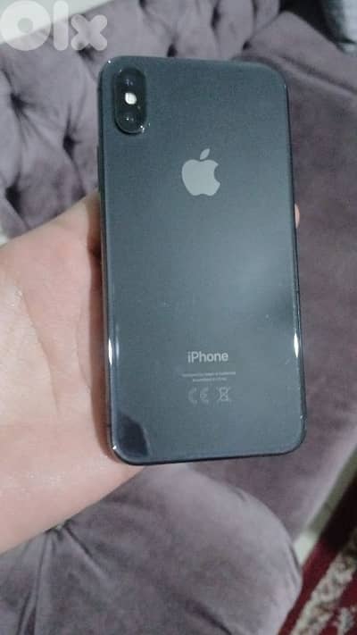 iphone x 64gb/ مغيرة شاشة وبدون فيس أيدي