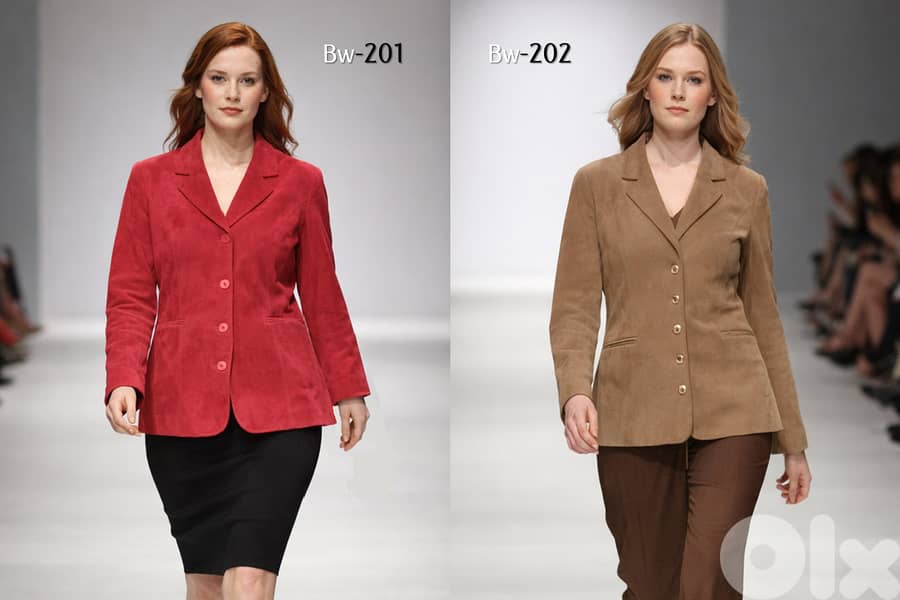 Female's Suede Blazers from European Brands 1