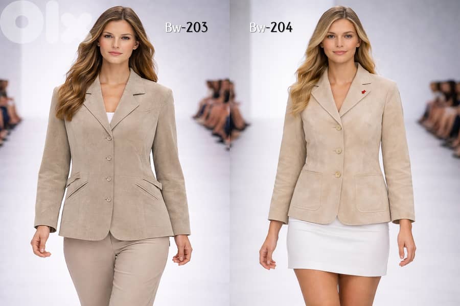 Female's Suede Blazers from European Brands 2