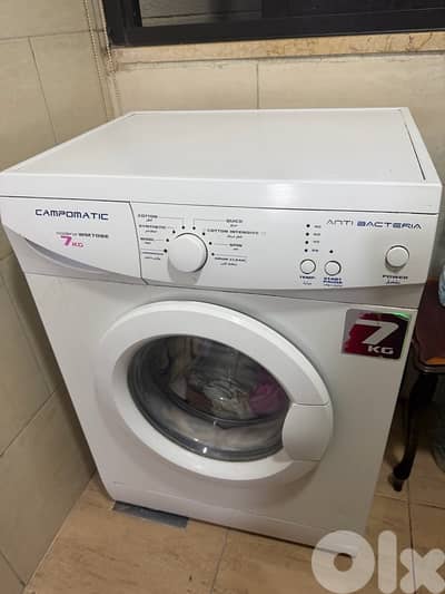غسالة ماركة كامبومتيك ٧ كلغ