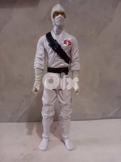 Storm Shadow White Ninja 30cm Tall Action Figure Hasbro