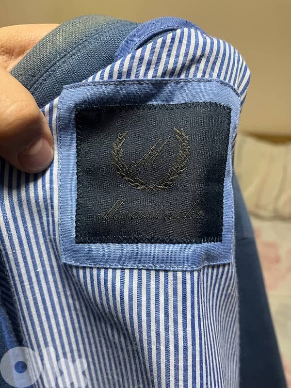 moustache blue blazer 3